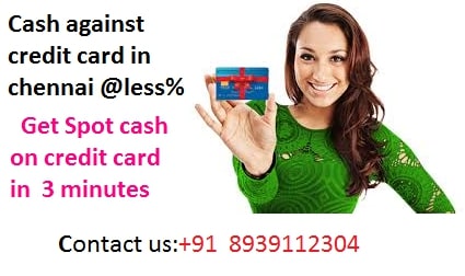 cash against credit card